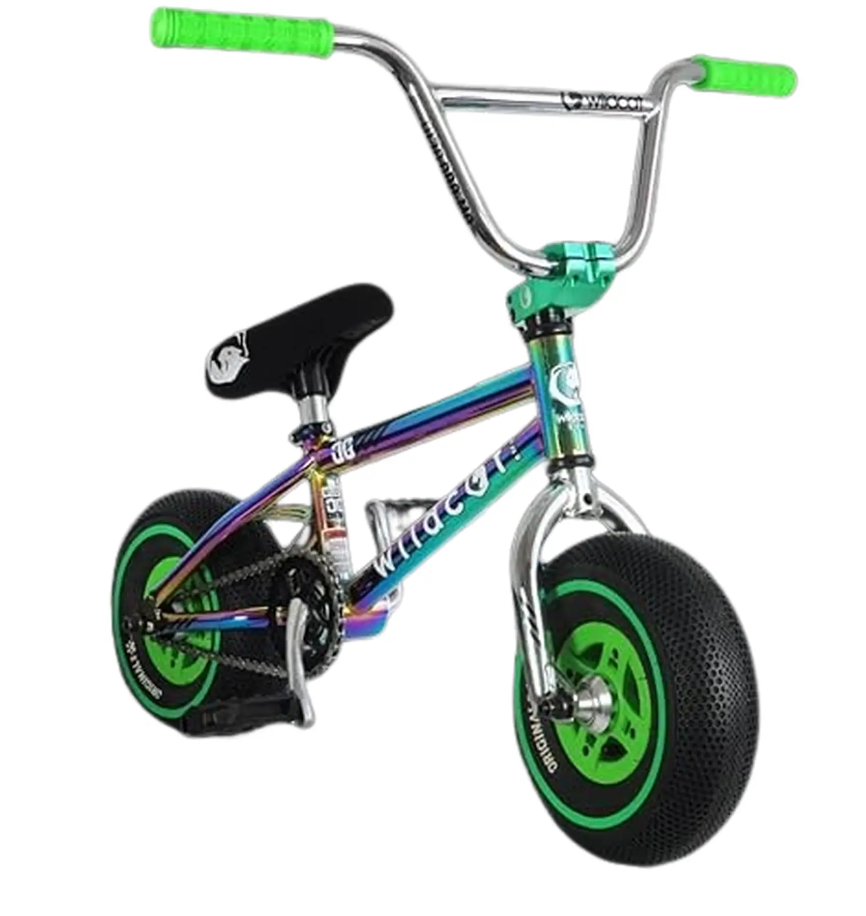 Wildcat 3A Mini BMX Bike - Royal Green /No Brakes