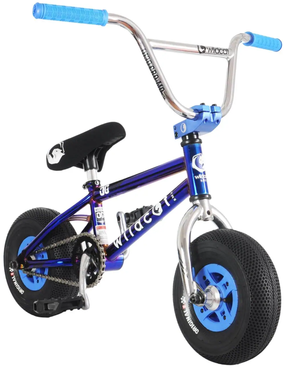 Wildcat 3A Mini BMX Bike - Royal Blue /No Brakes